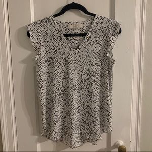 Loft V-Neck Blouse - XS